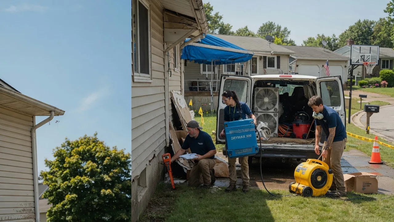 Ceiling Leak Cleanup in Luzerne, PA near me